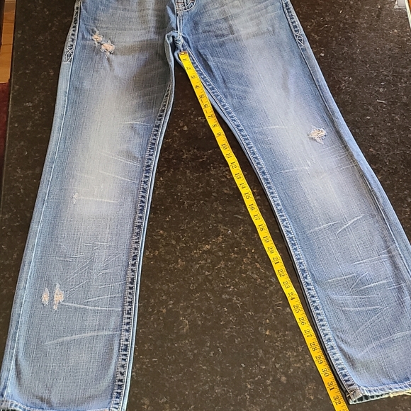 Rock Revival Men's Light Blue Embroidered Jeans - Picture 6 of 6